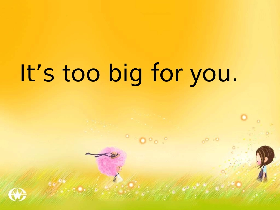 外研版（三起）五下英语：M5U2It'stoobigforyouPPT课件_第1页