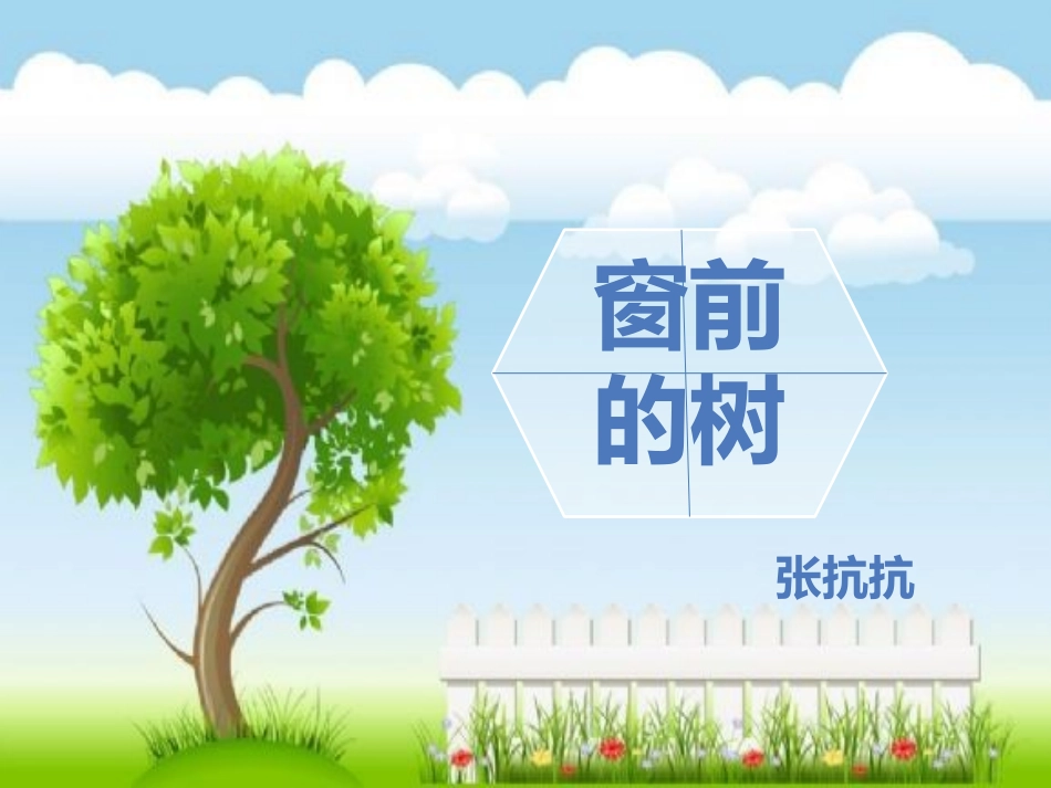 《窗前的树》_第1页