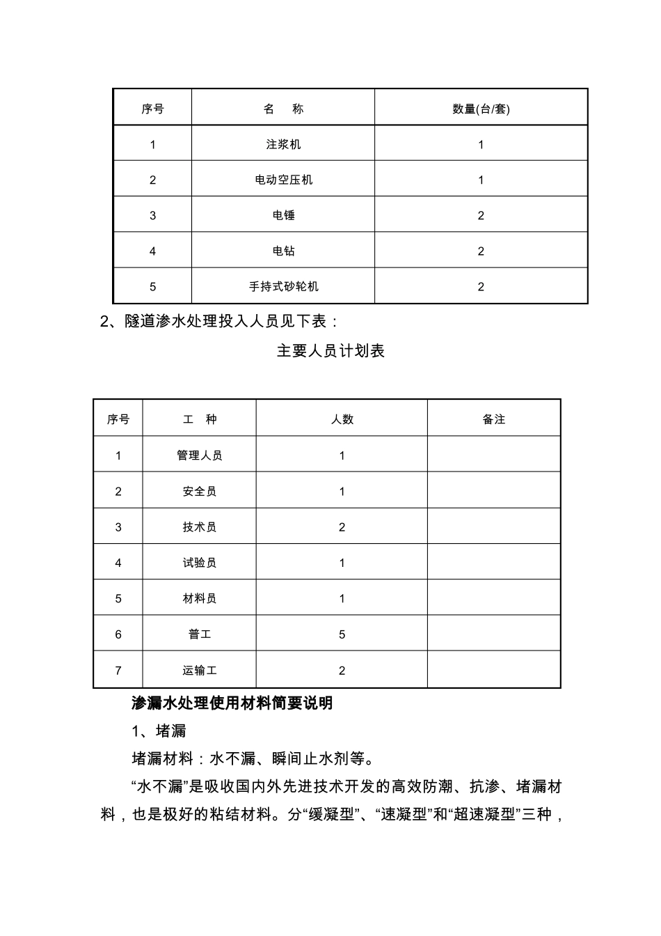 隧道渗水、裂缝、错台处理方案_第3页