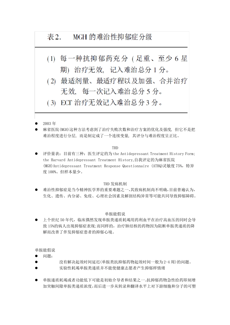 难治性抑郁症发病机制讲解_第2页