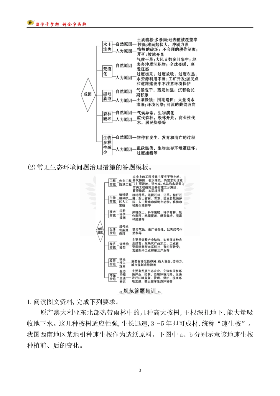类大题规范答题专训之九_第3页