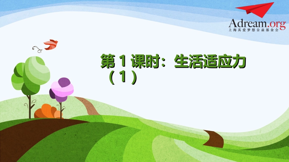 第1课时《生活适应力（1）》_第1页