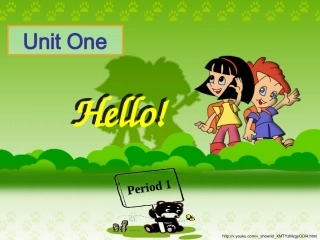 三年级上册Unit1Hello