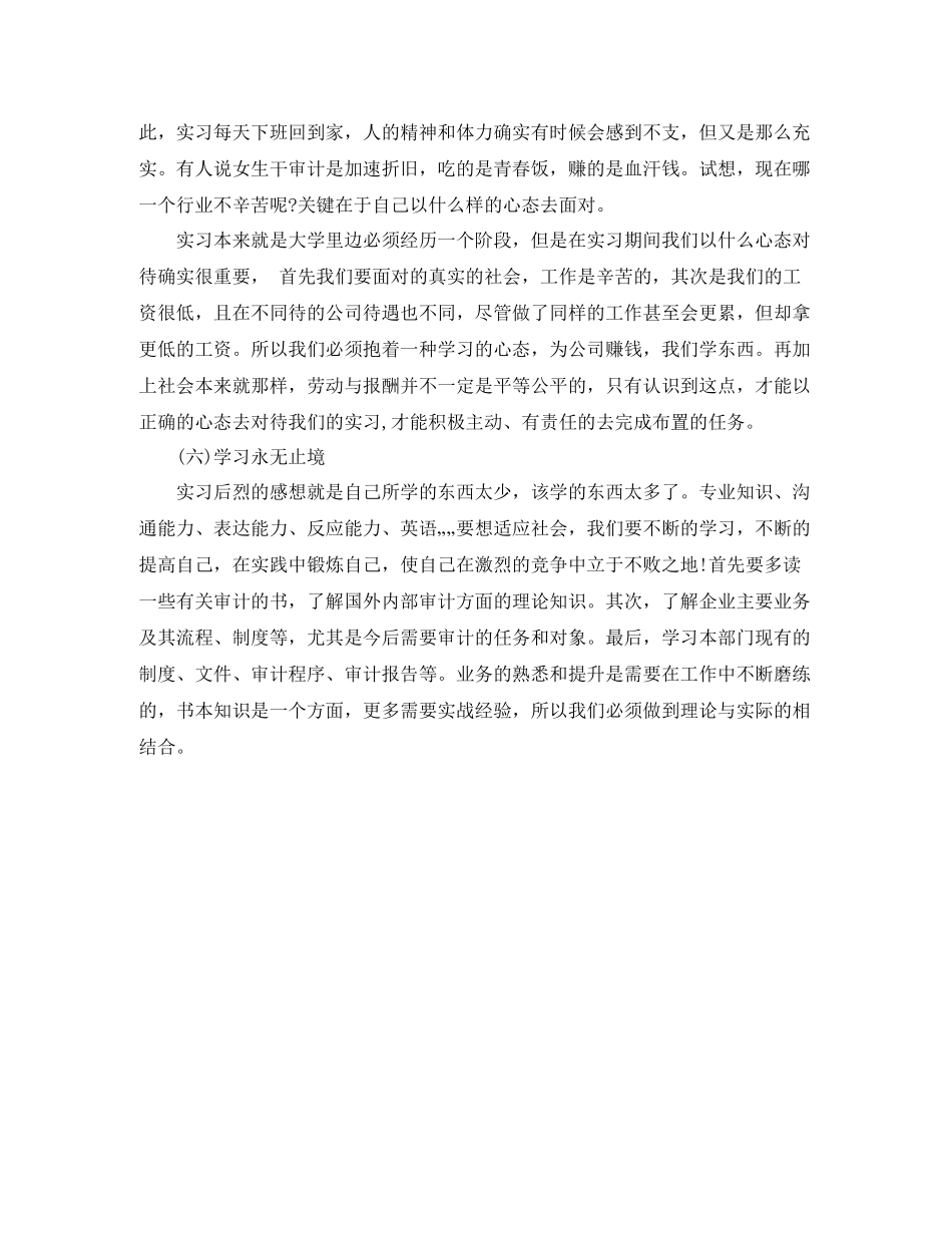 审计助理工作总结_第3页
