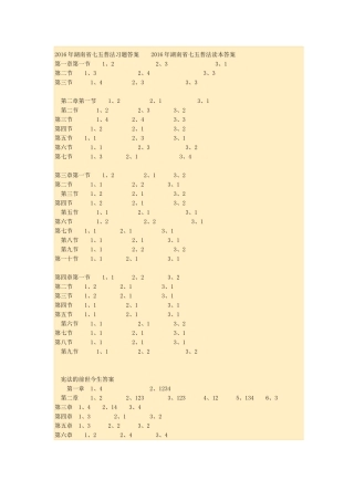 2016普法学习答案