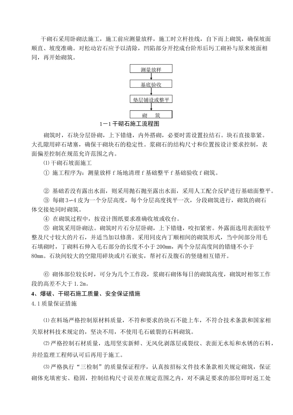 干砌石护坡施工方案_第3页