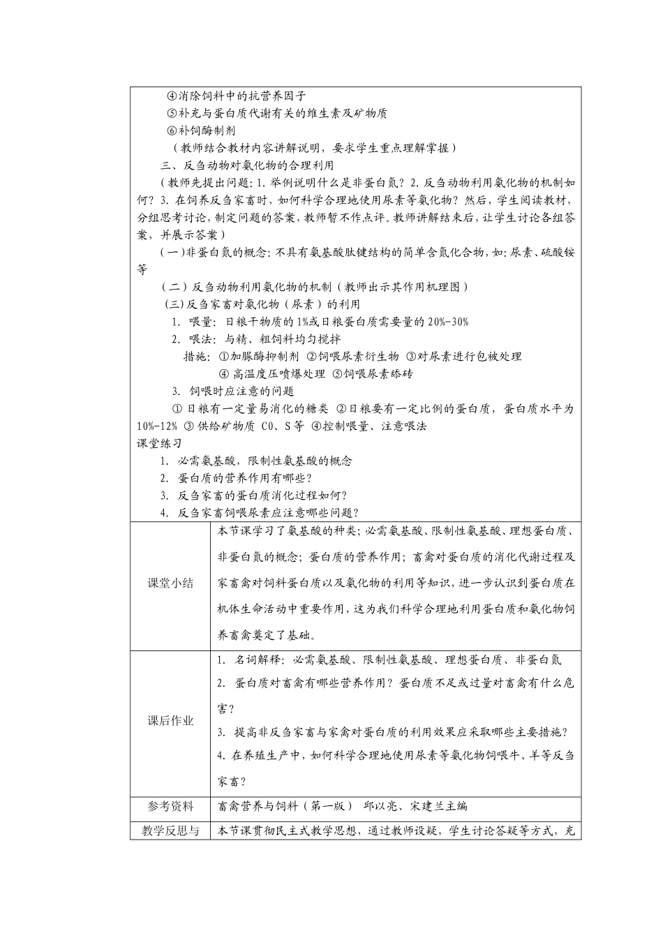 第三节蛋白质的营养作用及非蛋白氮的利用_第3页
