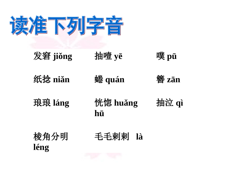 九年级语文《心声》_第3页