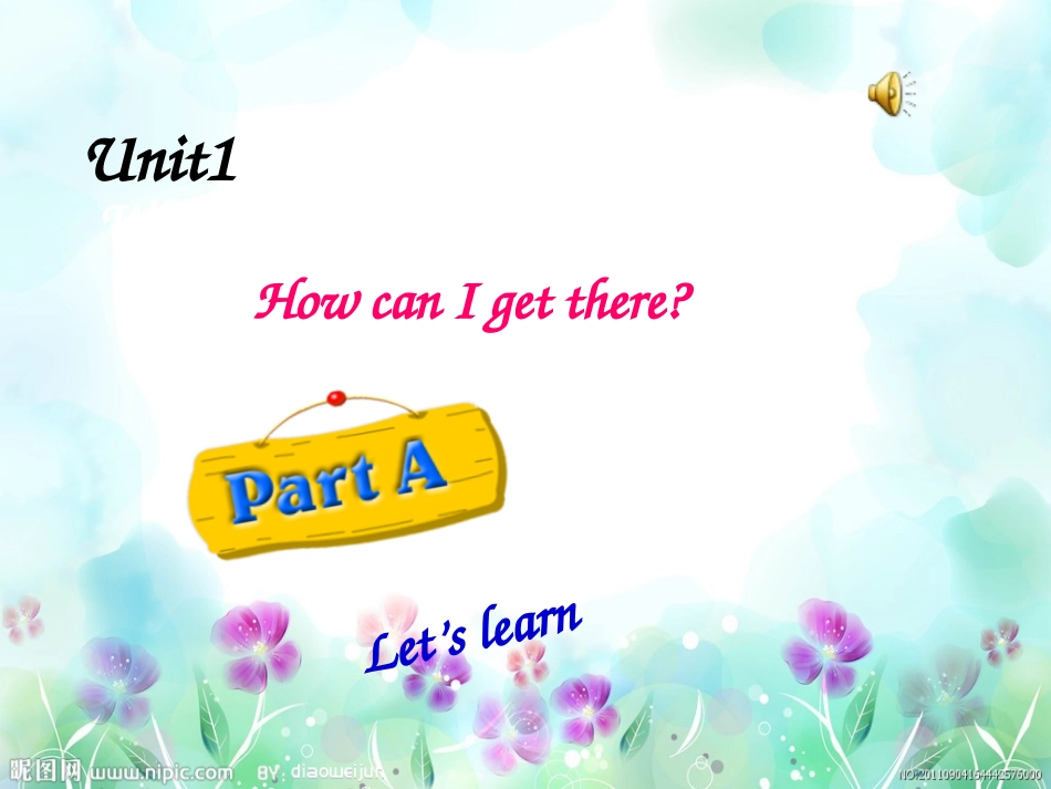 新版pep六年级上册unit1-How-can-I-get-there-A-let's-learn课件_第1页