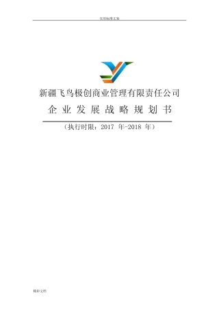 企业发展战略计划清单应用清单书 