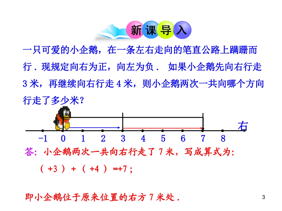 初中数学教学课件：131有理数的加法第1课时（人教版七年级上）_第3页