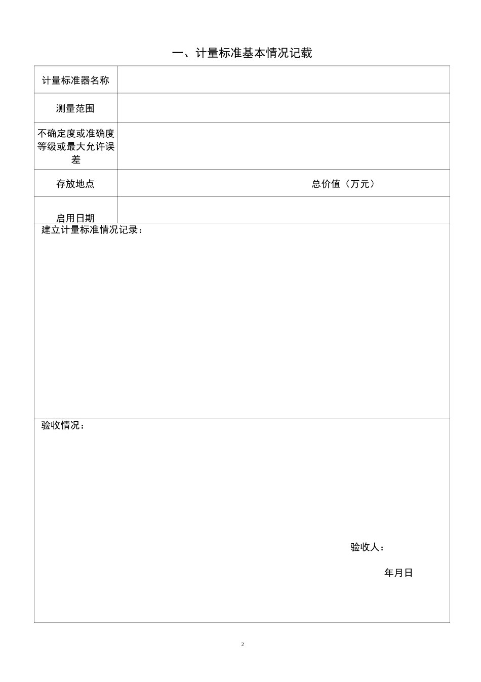 计量标准履历书新版全本_第3页
