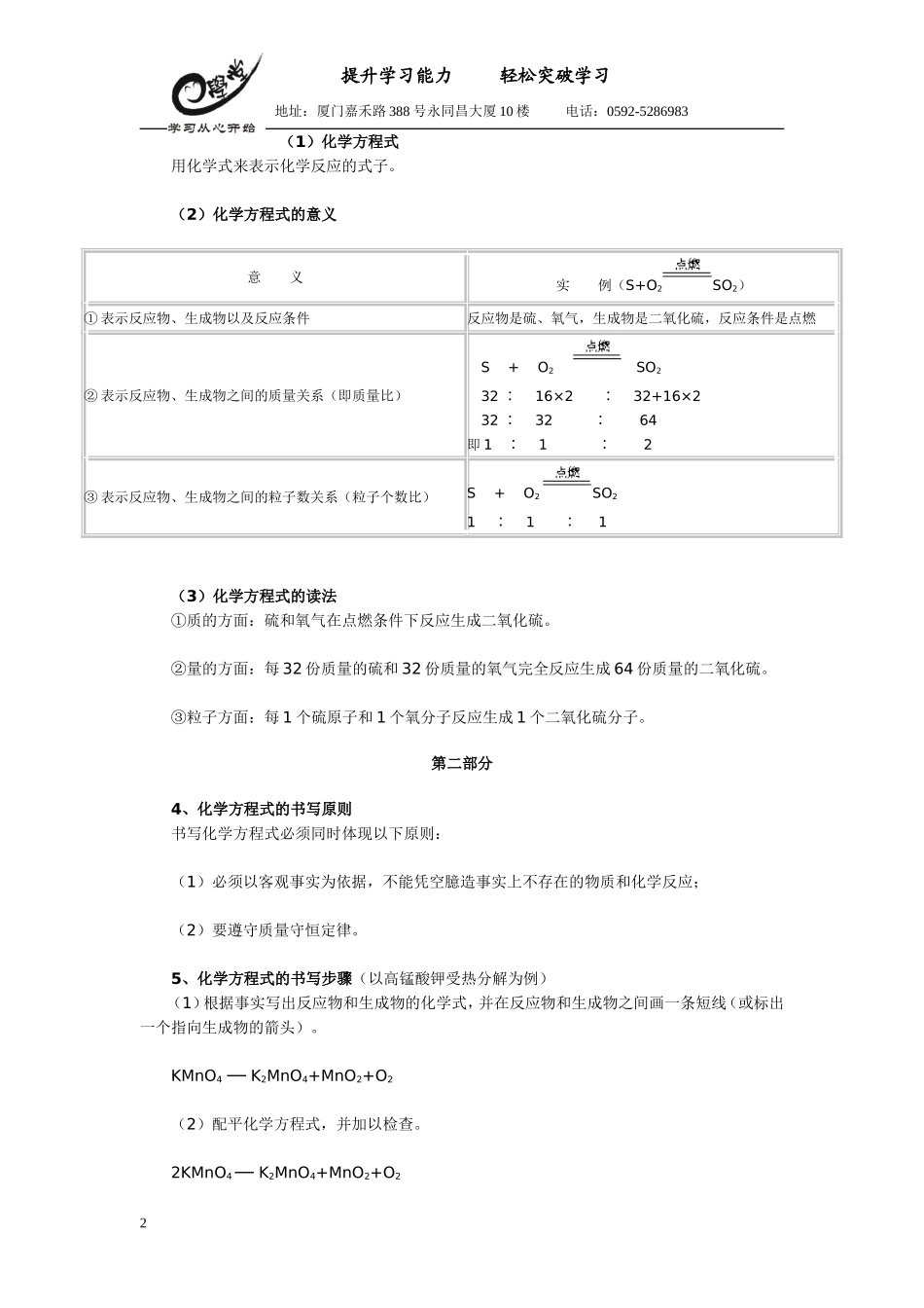 课题1、2质量守恒定律_如何正确书写化学方程式_第2页