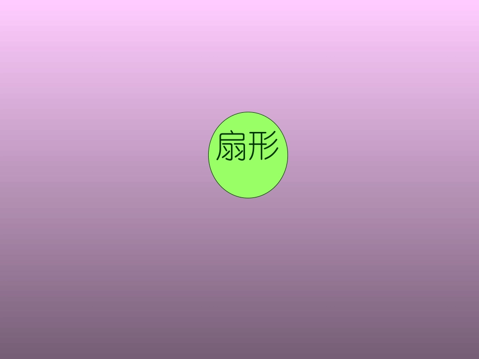 《扇形》课件_第1页