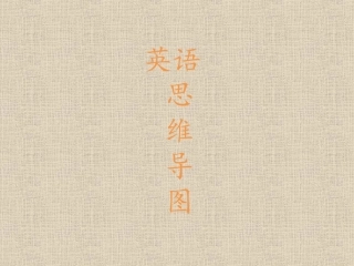 高中英语-思维导图课件--优点英语