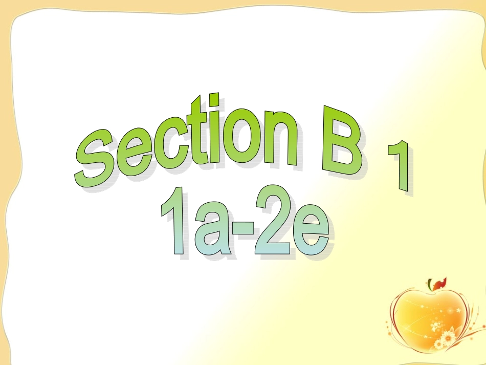 新人教版八年级英语下册unit1_What's_the_matter_Section_B1课件_第3页