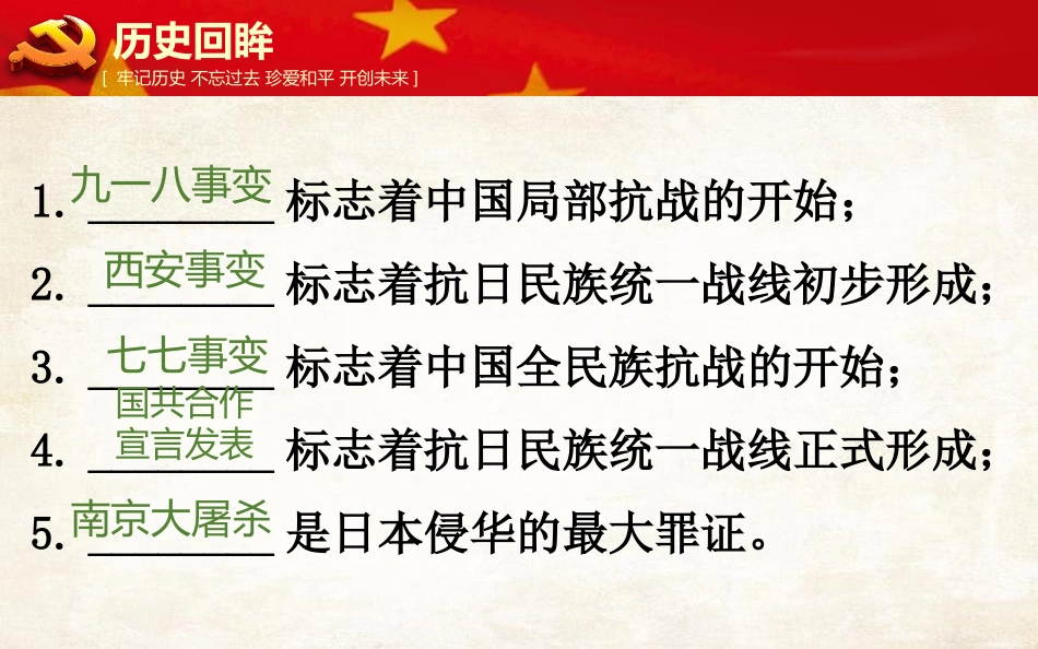 八年级上册第20课正面战场的抗战课件(共25张)_第2页