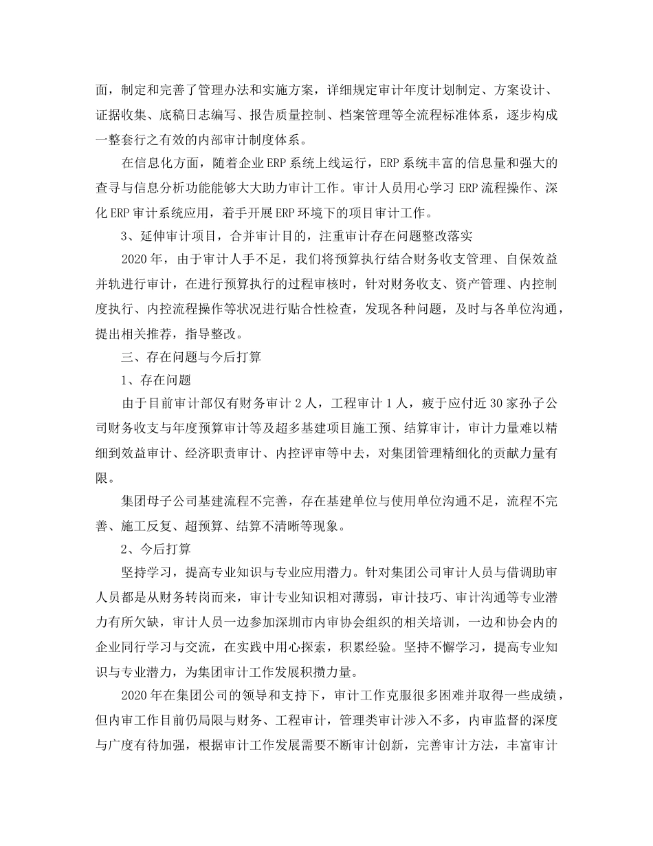 审计的工作总结范文 _第3页