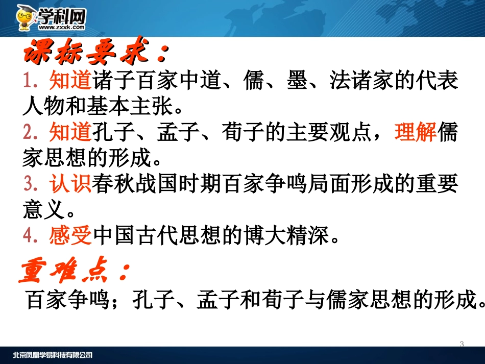 人民版高中历史必修三11《百家争鸣》课件（共43张PPT）_第3页