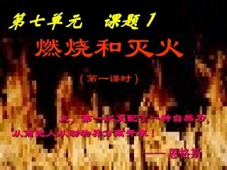 新燃烧与灭火