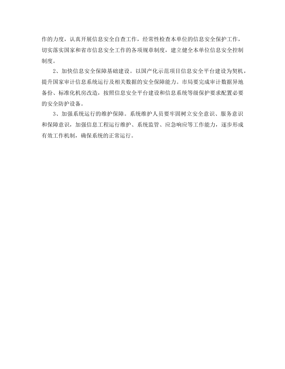 审计局审计信息化工作计划 _第3页