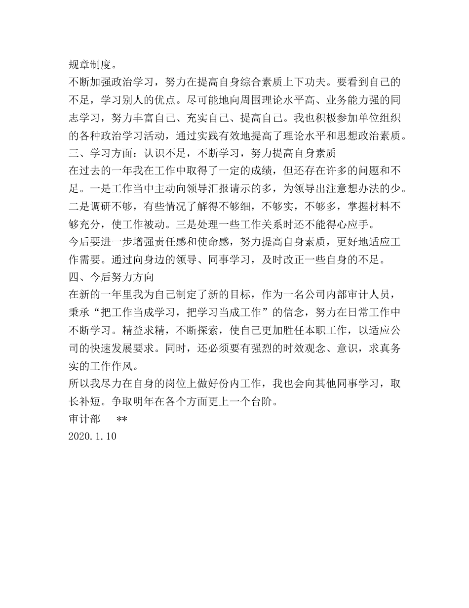 审计业务主管个人工作总结 _第2页