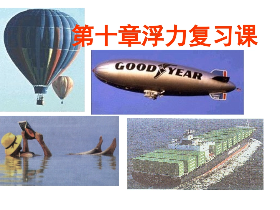 第十章浮力复习课件_第1页
