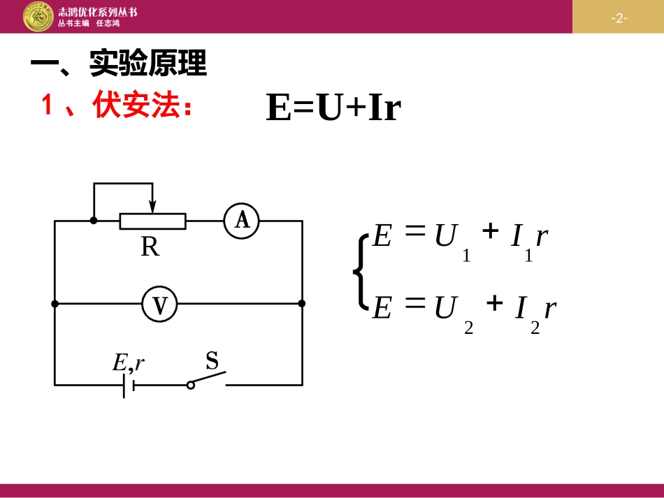 实验：测定电池的电动势和内阻（）_第2页