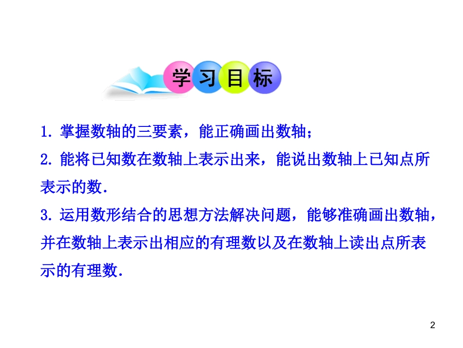 初中数学教学课件：122数轴（人教版七年级上）_第2页