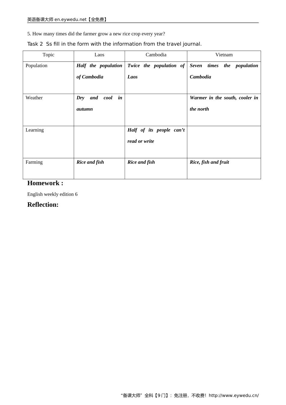 高中英语人教版必修1教案：Unit3TravelJournalUsinglanguage教案3Word版英语备课大师【全免费】_第3页