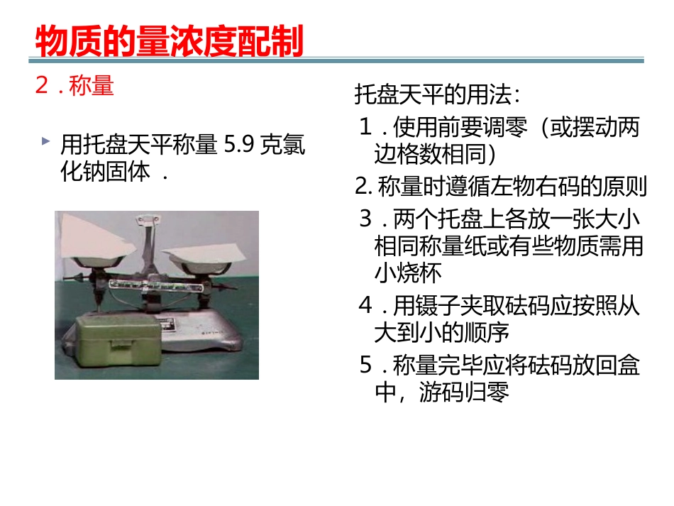 物质的量浓度配制（实验）_第3页