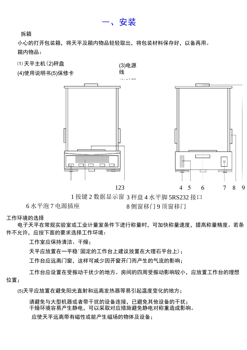 电子天平操作规程_第1页
