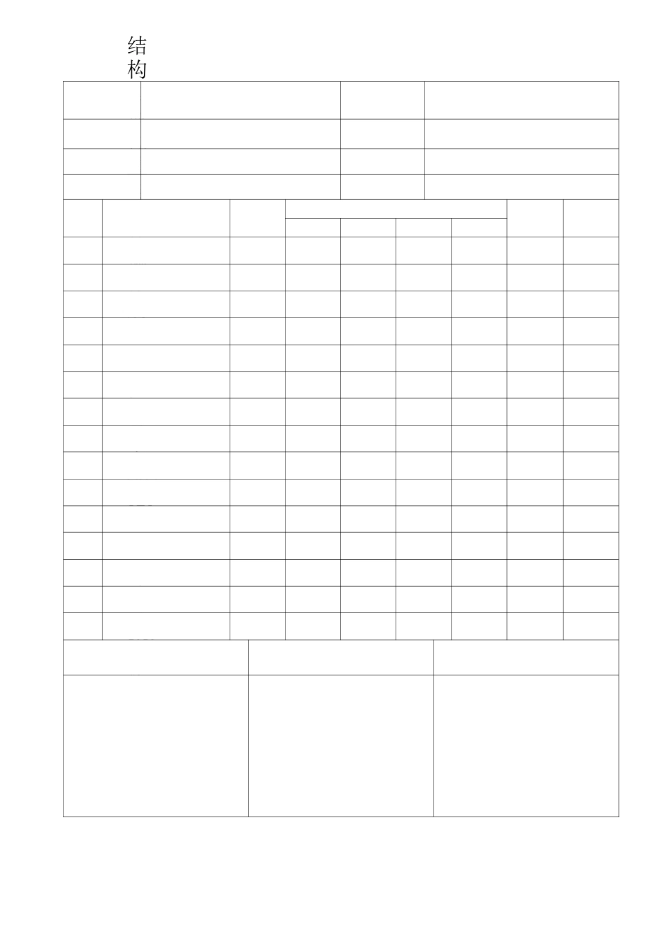 结构实体位置与尺寸偏差表格_第2页