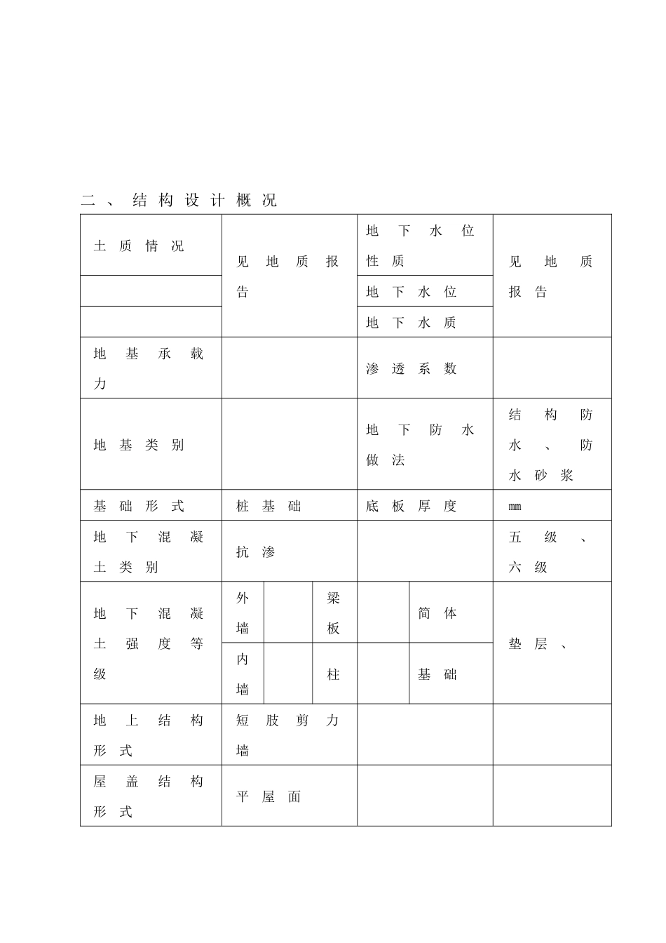 高层住宅楼施工组织设计方案(DOC114页)_第2页