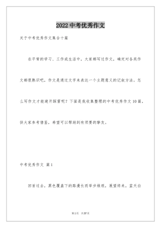 2024中考优秀作文_25