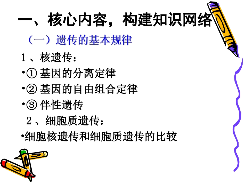 二轮遗传基本规律的复习设计_第3页