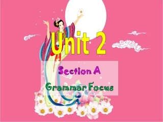 九年级Unit2GrammarFocus1
