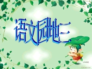 人教版语文第六册语文园地三课件