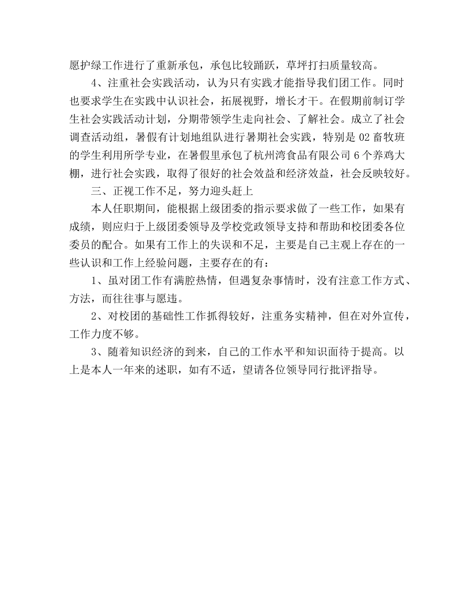 团委书记工作总结 (2) _第3页