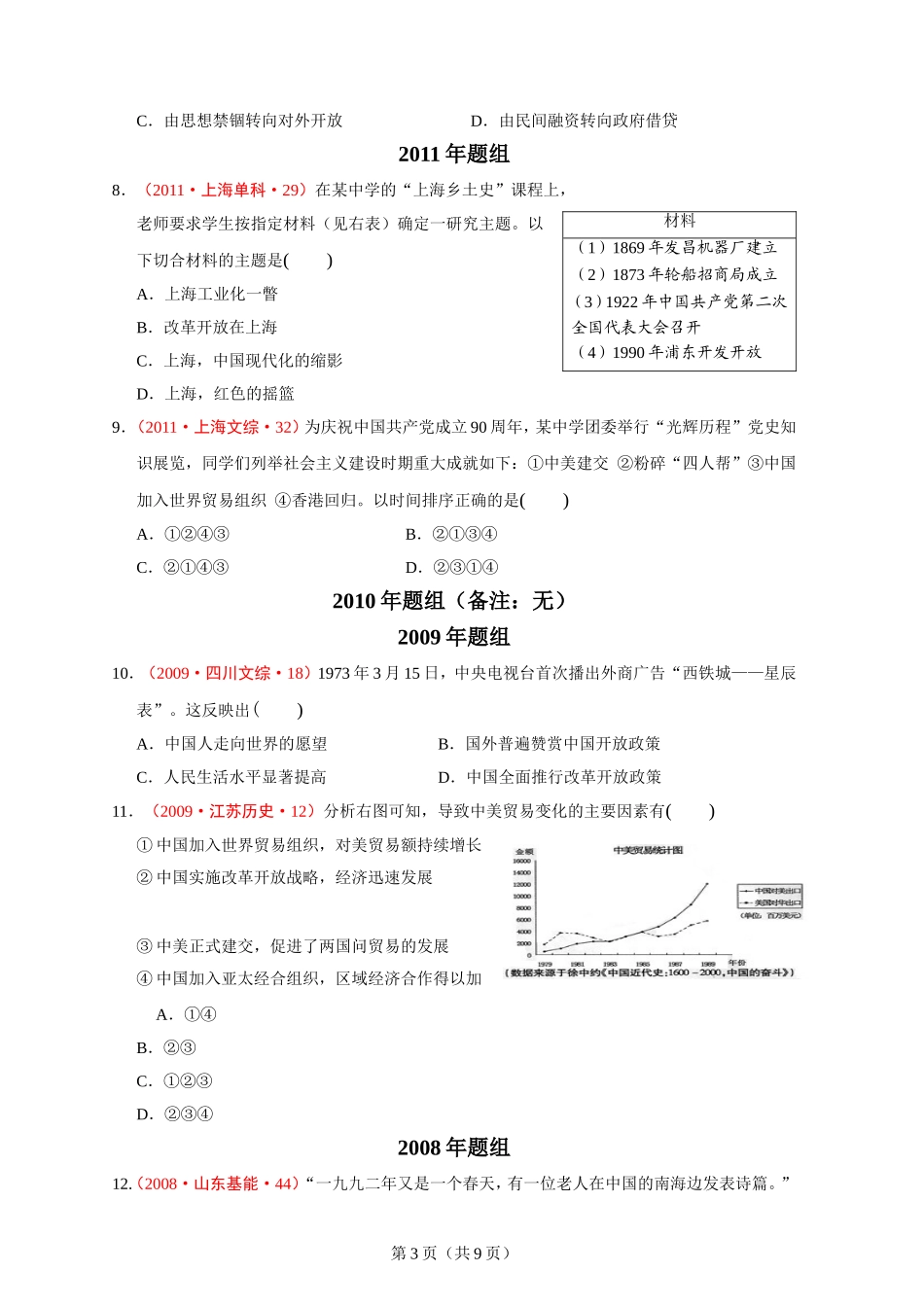 第13课对外开放格局的初步形成_第3页