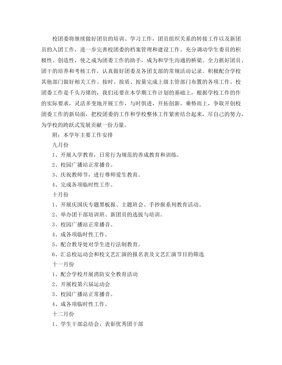 团委2020工作计划 _第2页