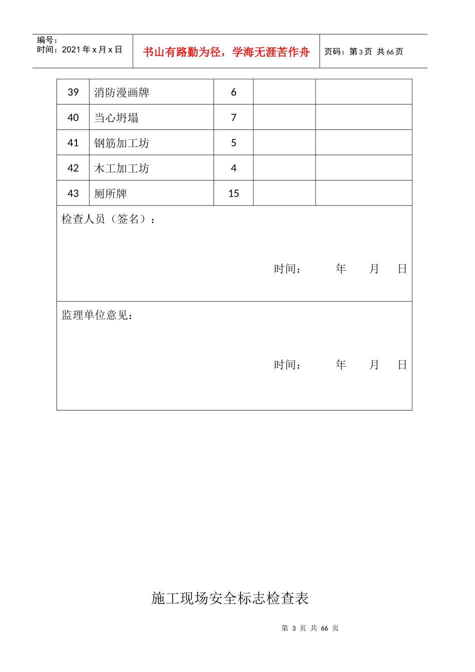 安全标志检查表-1_第3页
