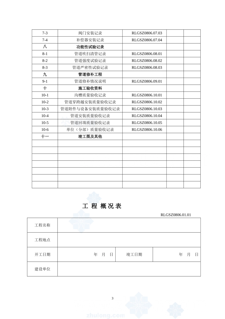 建筑工程施工统一用表(好用)(DOC50页)_第3页
