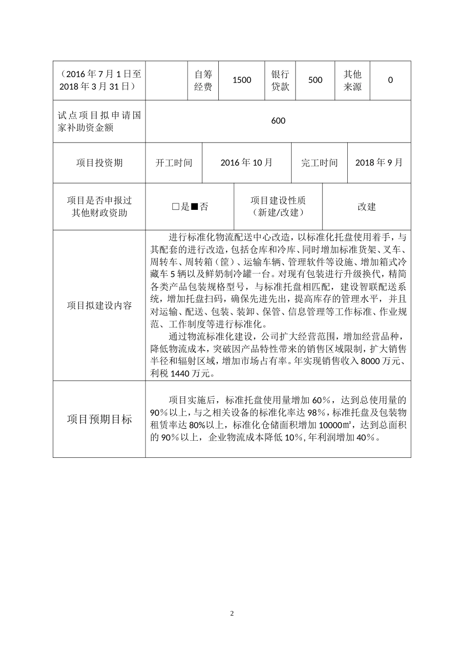 物流标准化试点项目申报材料(DOC46页)_第3页