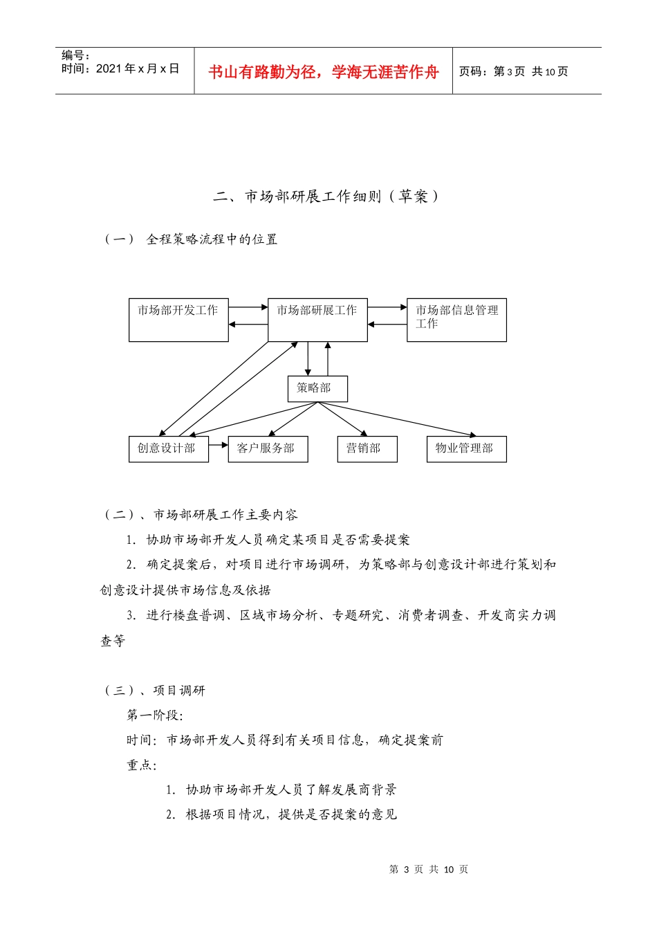 市场部研展工作流程图及具体流程_第3页