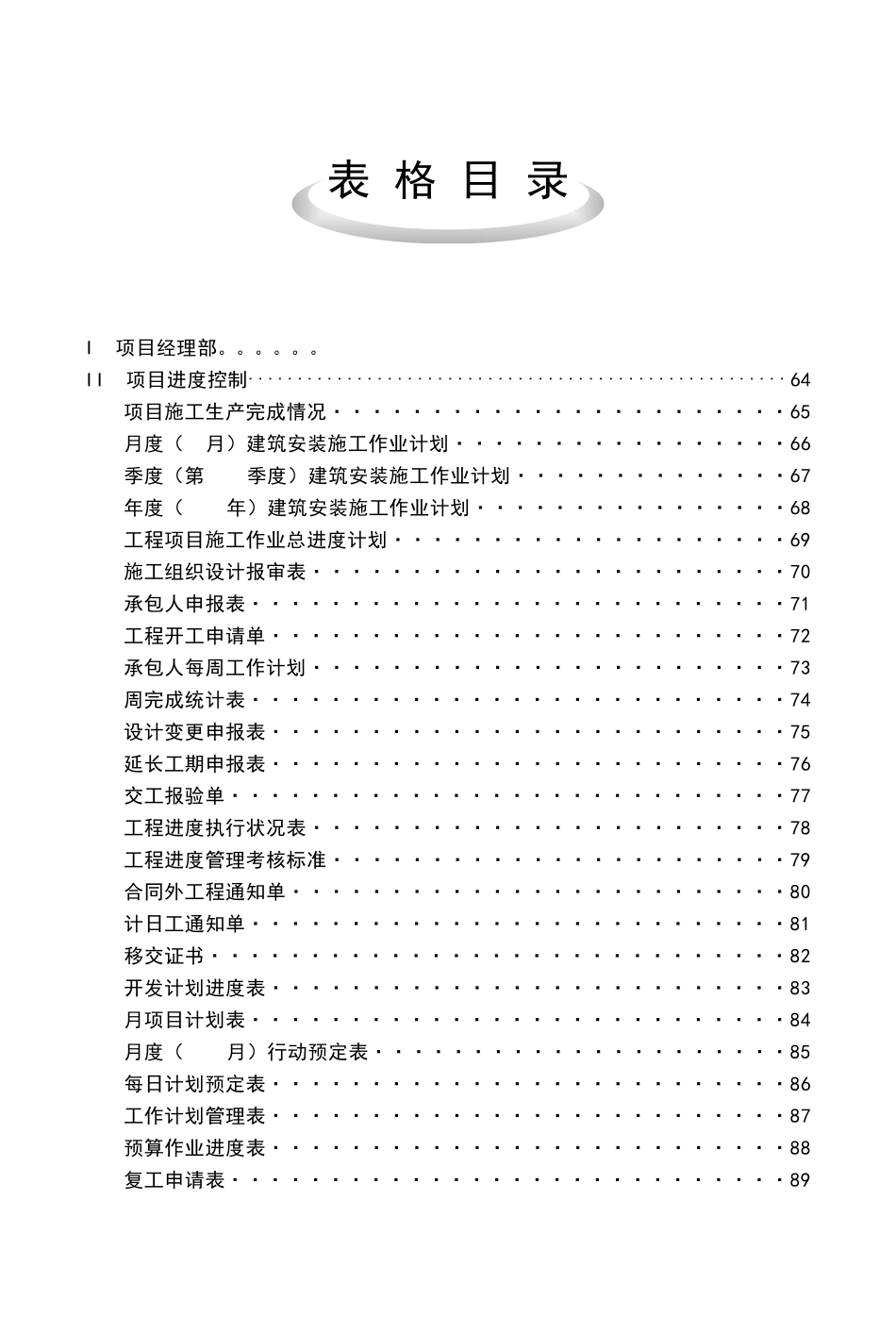 项目管理表格之项目进度控制_第1页