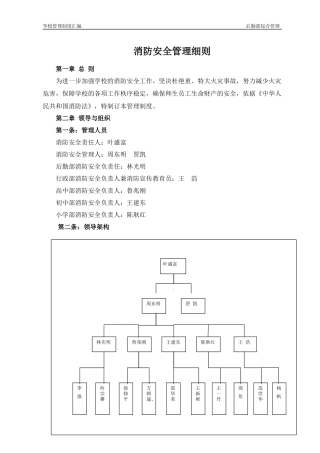 消防制度培训资料