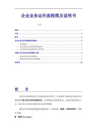 公司运作流程图-全套