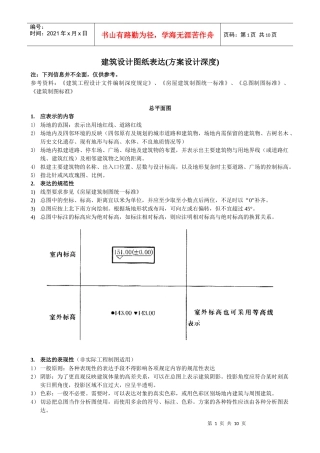 建筑设计图纸表达1224