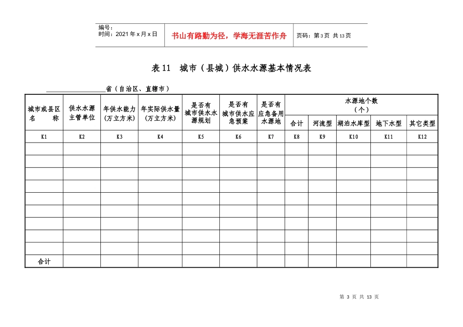 表10城市（县城）防洪情况统计表_第3页